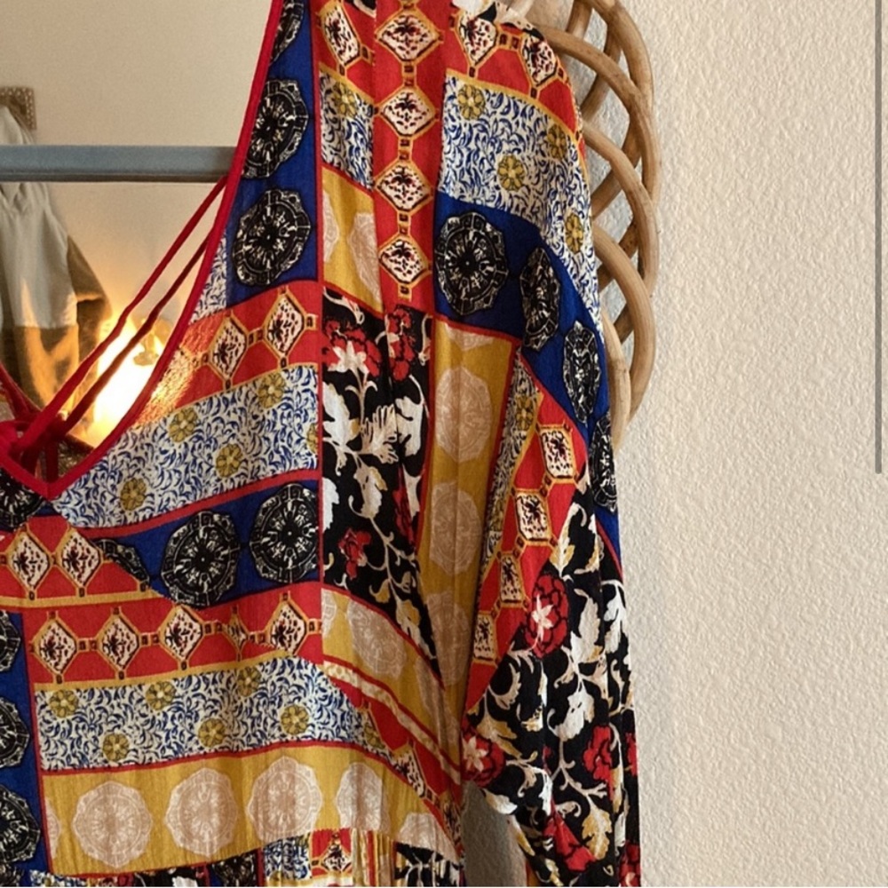 Free people patchwork dress. RARE - Picture 5 of 5